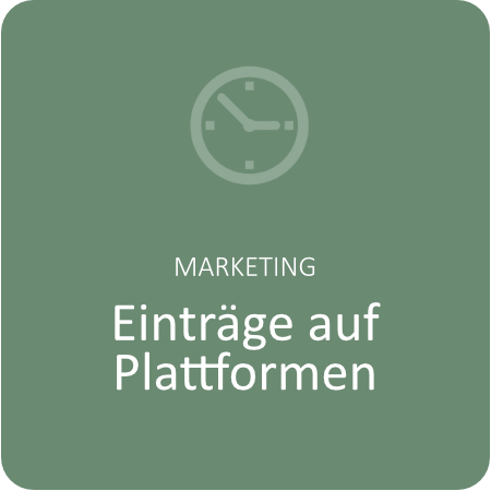 Einträge auf Plattformen
